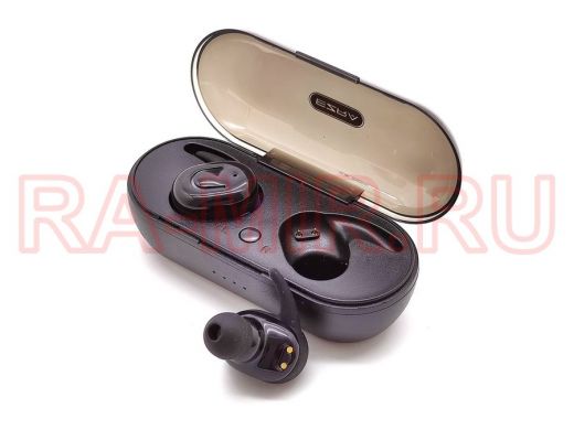 Bluetooth наушники с микрофоном (гарнитура)  EZRA TWS07 Черные