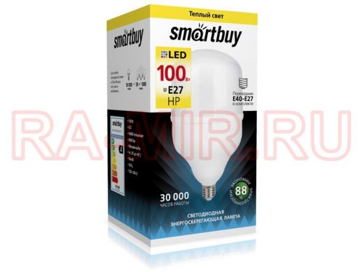 Светодиодная (LED) Лампа Smartbuy-HP-100W/4000/E27 (SBL-HP-100-4K-E27)