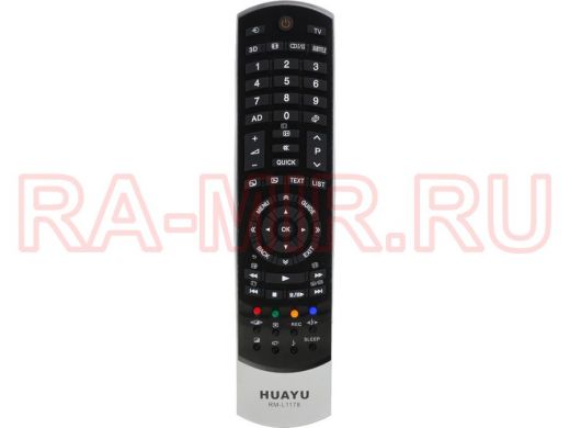 Телевиз. пульт HUAYU (for TOSHIBA) RM-L1178 корпуc CT-90405 3D TV