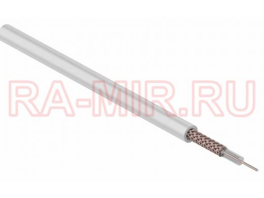 РК-75-3-32А кабель коаксиальный 75 Ом, (бухта 300м), белый  REXANT