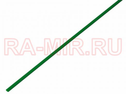 1.0 / 0.5 мм 1м термоусадка зеленая  REXANT