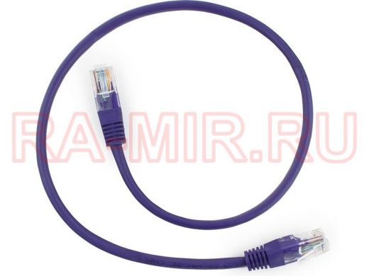 Патч-корд Cablexpert PP12-0.25M/V кат.5e, 0.25м, UTP, литой, многожильный (фиолетовый) PP12-0.25M/V