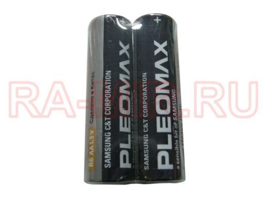 Батарейка R6  Pleomax (блистер:2шт, в коробке: 24шт) (цена за 1 элемент)