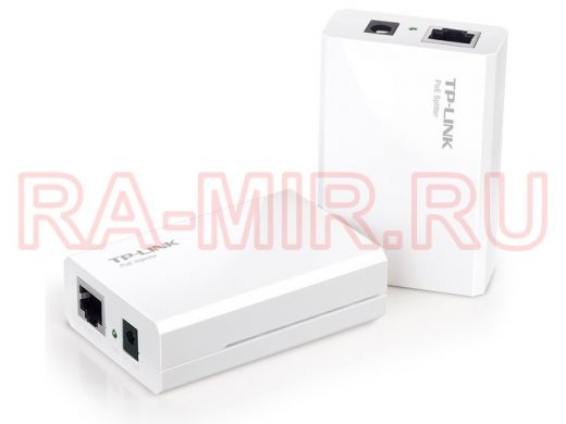 TP-Link TL-PoE200 набор адаптеров РоЕ Power over Ethernet Adapter Kit, инжектор+разветвит,100 метров