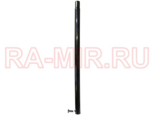 Секция для антенных мачт диаметром 51мм с болтом "МАУРУК-110436" черная, обжата на 60 мм, 1 метр