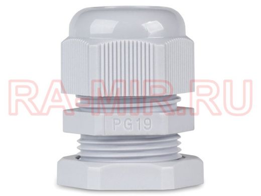 Сальник PG19, проводника 12-15мм, IP54, Smartbuy