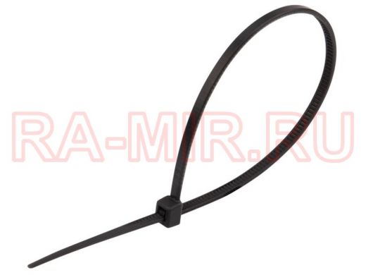 150x3,0мм кабельный хомут (стяжка нейлонoвая) nylon (100 шт) черный REXANT 07-0151
