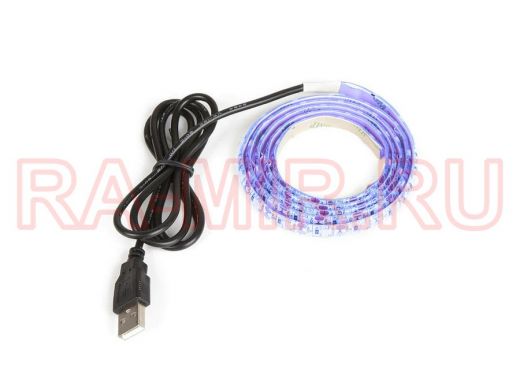 Огонек OG-LDL09 Синяя светодиодная лента 1м (USB)
