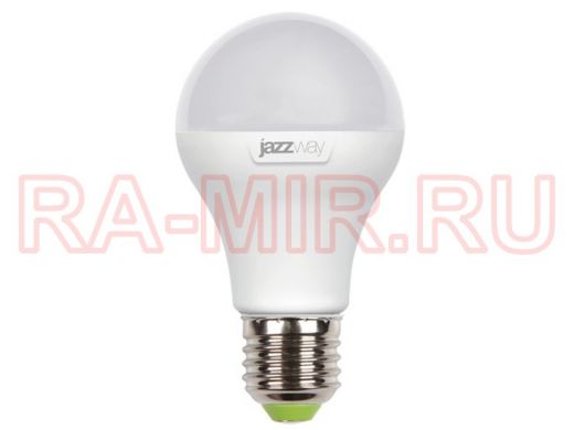 Светодиодная лампа A60 Е27  7W 4000K  JazzWay PLED-ECO  580Lm, аналог 60Вт, 230/50