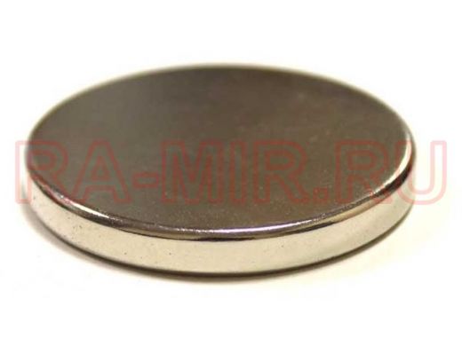 Неодимовый магнит; диск   40х5мм "MAGNEOD-129650" (удерж. 12,8кг)