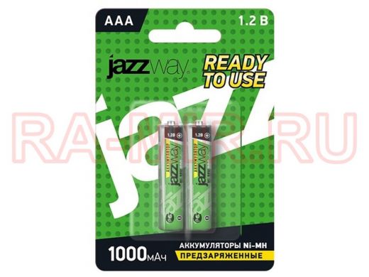 Аккумулятор  ААА 1000 mAh 1,2В  JAZZway Ni-Mh BL-2 (цена за 1 элемент)