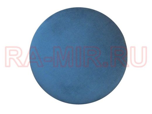 Сиденье для табурета "TABURETTO-14943" диаметр 310мм синий, микровелюр