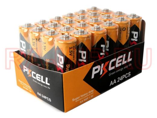 Солевой элемент питания PKCELL R6P-4S-24 тип - AA 24 шт пленка