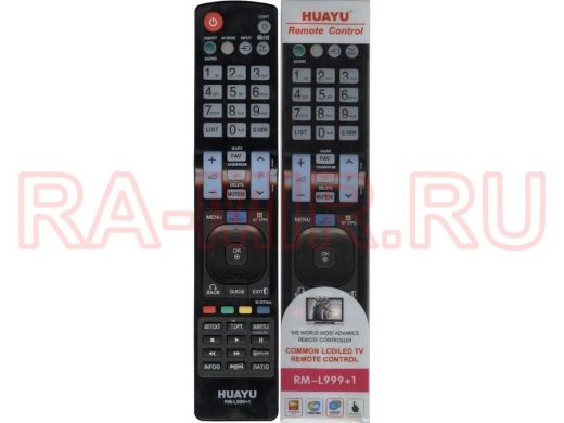 Телевиз. пульт HUAYU (for LG) RM-L999+1 LCD TV 3D корпус AKB72914020