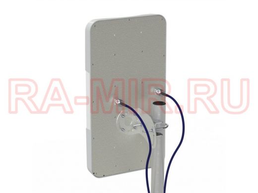 Антенна  17дБ МИМО 2600 4G,Wi-Fi  AX-2517P MIMO 2x2 панельная КУ=17dBi, 2хN-female
