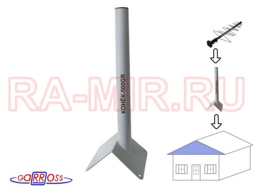 Кронштейн антенный на конёк крыши 