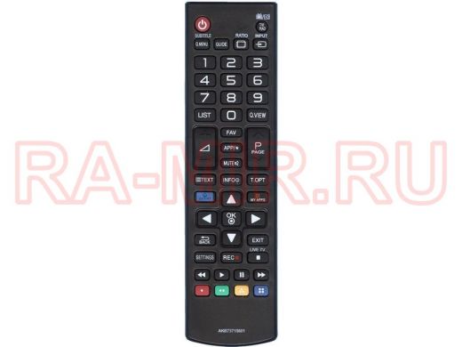 Пульт для телевизора LG  AKB73715601 Smart TV LCD "PLT-18046"