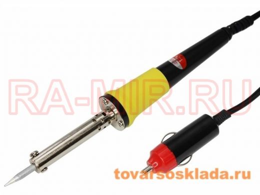 Паяльник  40Вт 12Вольт "PLK-18316" со штекером прикуривателя автомобиля