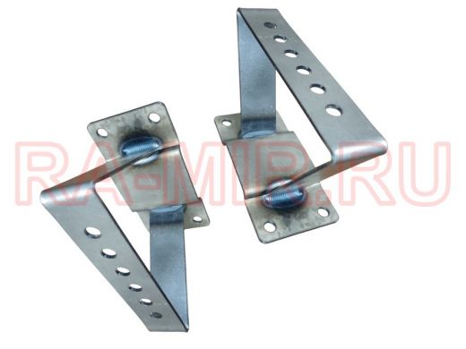 Кронштейн для двух прожекторов на квадратную трубу 40х40мм 