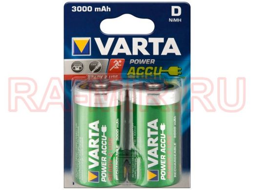 Аккумулятор 3000 mAh HR20  Varta  D Ready2Use BL-2