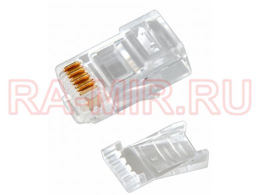 Джек RJ-45 8P8C CAT 6 (со вставкой) REXANT