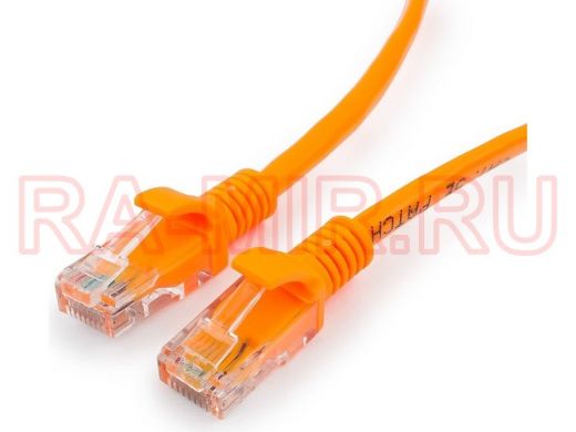 Патч-корд Cablexpert PP12-0.5M/O кат. 5e, 0.5м, UTP литой, многожильный (оранжевый) PP12-0.5M/O