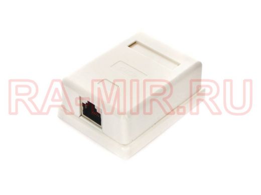 Розетка NAS212 RJ-45 кат.STP 5e внешняя экранированная 1 порт, 110&Krone NAS212