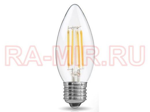 Светодиодная лампа  REV FILAMENT свеча C37 E27 7W, 2700K, DECO Premium теплый свет