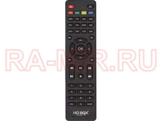 Пульт для HDBOX T2 PRO ic dvb-t2 huayu или Delly SAT, xls