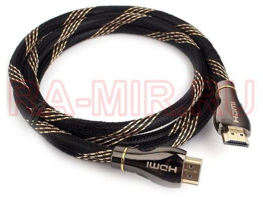 Шнур  HDMI / HDMI  1,5м  Cablexpert CCP-HDMI8K-1.5M  v2.1,8K,19M/19M,черный,позол.разъемы,экран