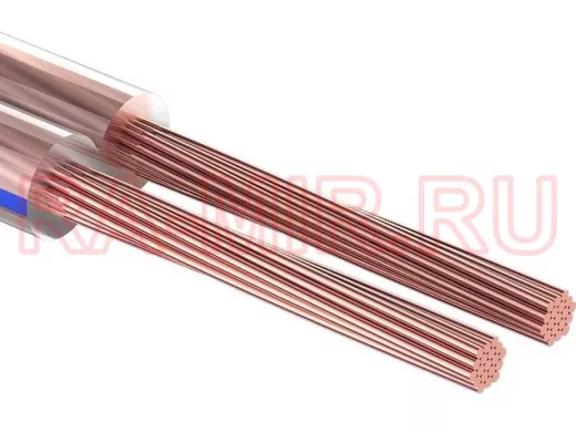 Кабель акустический прозрачный 2х2,0 мм.кв. Blue Line  100m  REXANT