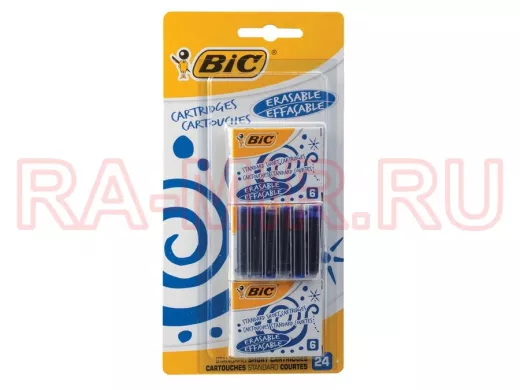 Картриджи чернильные "BR-100739", комплект 24 шт., блистер, синие