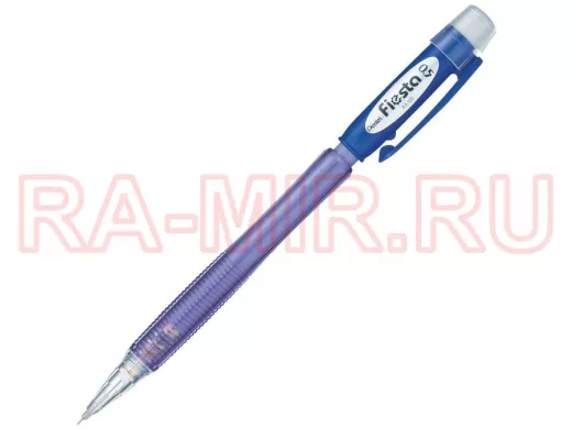 Карандаш механический (Япония) "Fiesta", корпус тонированный синий "BR-101531", ластик, 0,5 мм