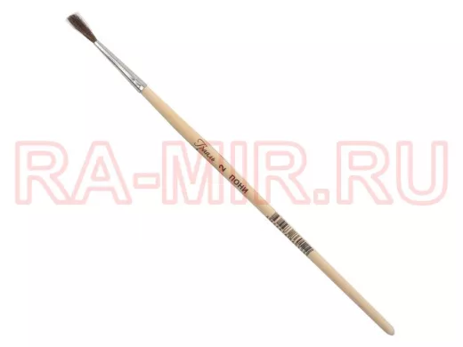 Кисть "BR-102427", пони, живописная (1 штука), круглая, №2, КХП№2