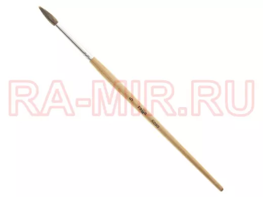 Кисть коза "BR-102459" (1 штука), круглая, №5, 280618.02.005