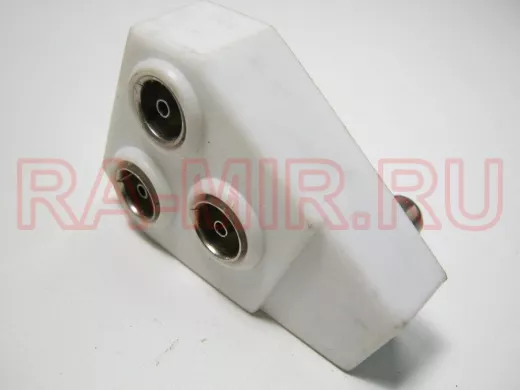 Сумматор телевизионный  3-х антенн простой белый