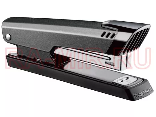 Степлер №24/6, 26/6 металлический "BR-105732" (Франция) "Start", до 25 листов, темно-серый