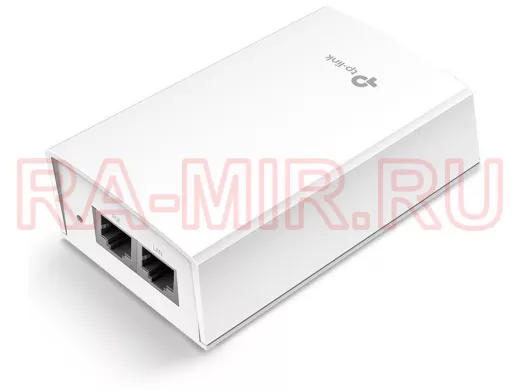 TP-Link TL-POE4824G 48V инжектор POE 48 Вольт, maximum 24W power supply, 2 Giga Ethernet port PoE