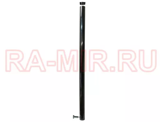 Секция для антенных мачт диаметром 51мм с заглушкой и болтом "МАУРУК-110434" черная, высота 1метр