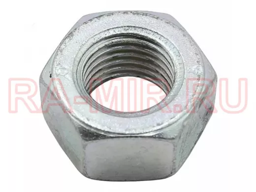 Гайки оцинкованные  М8 DIN 934 ( 760 шт) "ABI-KREP 112085" 3,5кг под ключ 13мм, вес 1шт 4,59г