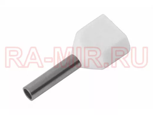 Наконечник штыревой втулочный изолированный 2 x 0.5mm kb  REXANT