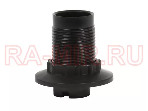 Патрон карболитовый с кольцом, Е14, черный (SBE-LHB-sr-E14)/500