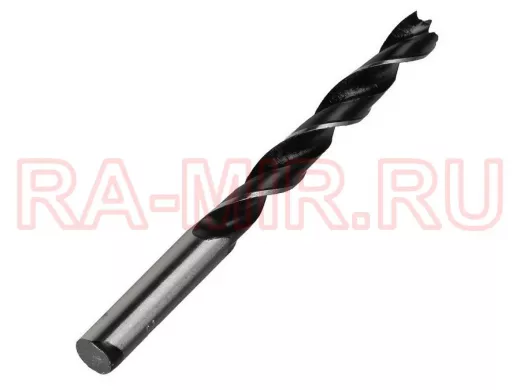 Сверло по древесине,12 мм, сталь углеродистая,HRC>36,цилиндр.хвостовик