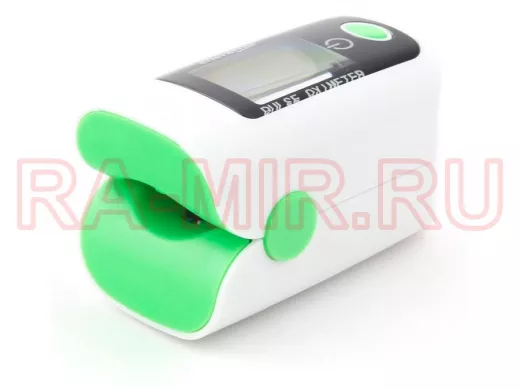 Пульсометр с функцией пульсоксиметра "Energenie" EG-PO1W, белый с зеленым
