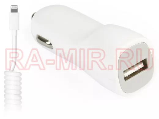 Автомобильное зарядное устройство Smartbuy NOVA MKII,вых.ток2.1А,1USB