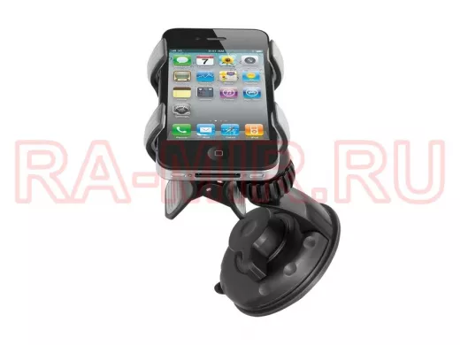 Автодержатель на присоске "ABI-KREP 124710" в блистере  "Двойная прищепка"