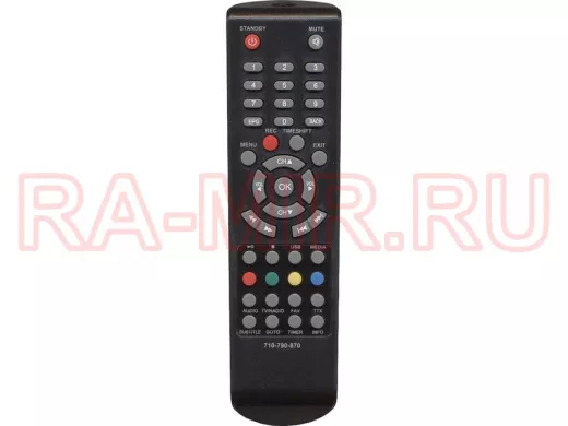 Пульт для ORIEL ПДУ-7 710/720/740/750/ 821/825/840/ 870/910/920/950 Synaps T20 SAT ic для ресиверов