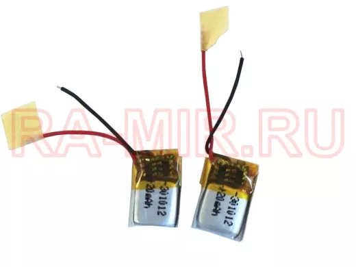 Аккумулятор Li-pol 301012, 3,7 В., 20мАч
