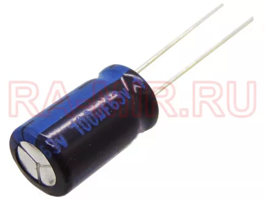 Конденсатор электролитический   100mf x    63V  (8x14) 105 TK, Jamicon
