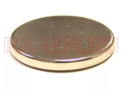 Неодимовый магнит; диск   25х3мм "MAGNEOD-129648" (удерж. 4,84кг)